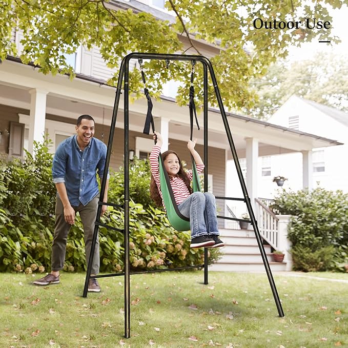 ONCLOUD Upgraded Hammock Chair Stand Metal Swing Stand Frame, Heavy Duty Steel - Image 6