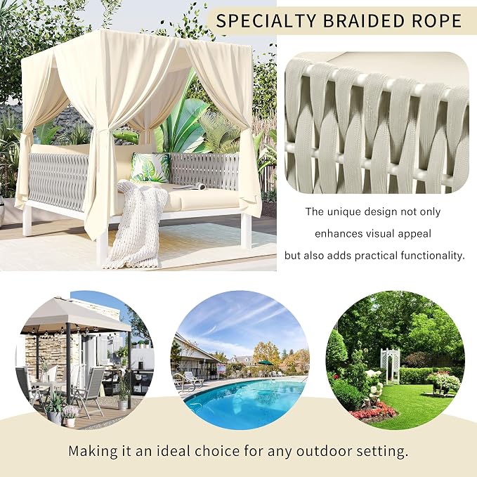 Outdoor Patio Sunbed Lounger - Image 5