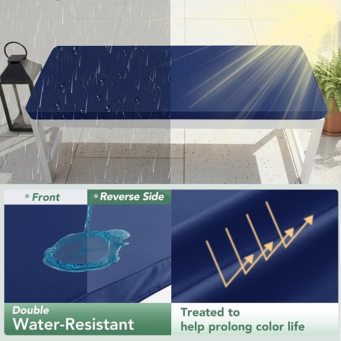 Outdoor Bench Cushion: Waterproof and Fade Resistant Patio Furniture Cushions - Image 3