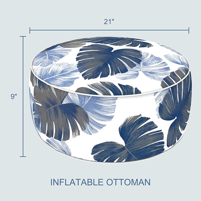 LVTXIII Indoor/Outdoor Inflatable Ottoman - Image 3