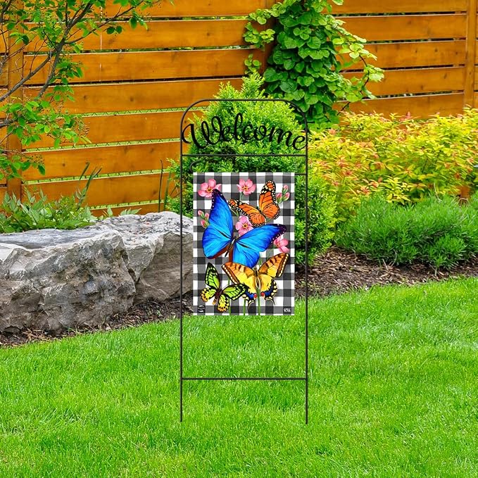 Briarwood Lane Wrought Iron Welcome Arbor - Image 2