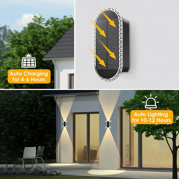 Solar Fence Lights Outdoor - Image 3