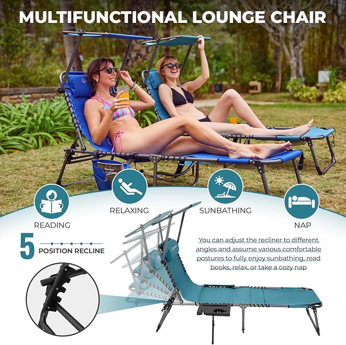 FUNDANGO 4 in 1 Tanning Chair - Image 7