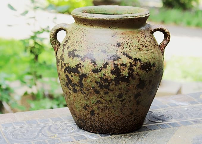 Egyptian Era Designed Earthen Ware Terra-Cotta Vessel/Planter - Image 5