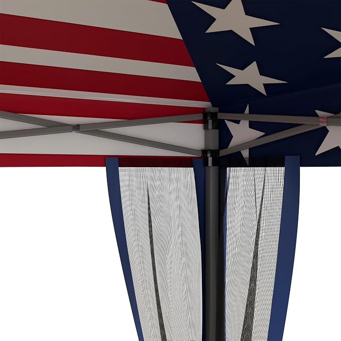Outsunny 10' x 10' Pop Up Canopy Tent - Image 8