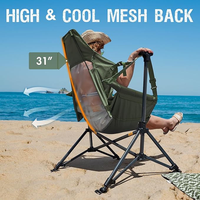 Portal Hammock Camping Chair, Portable Outdoor Swinging Chairs - Image 5