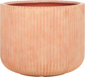 SAFAVIEH Outdoor Collection Lucca Terracotta Cement Ficonstone Planter Pot by SAFAVIEH