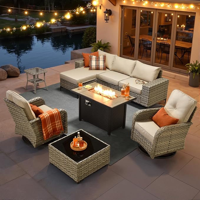 HOOOWOOO Outdoor Sectional Furniture Set by DesignforBetterLife