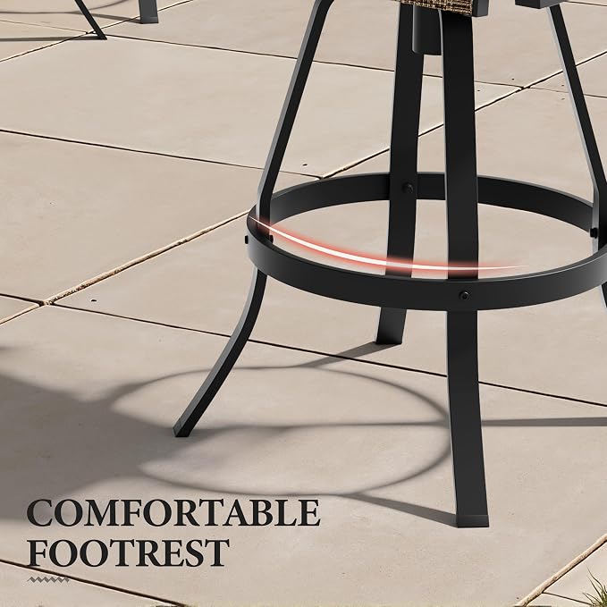 Crestlive Products Outdoor Swivel Bar Stools - Image 7