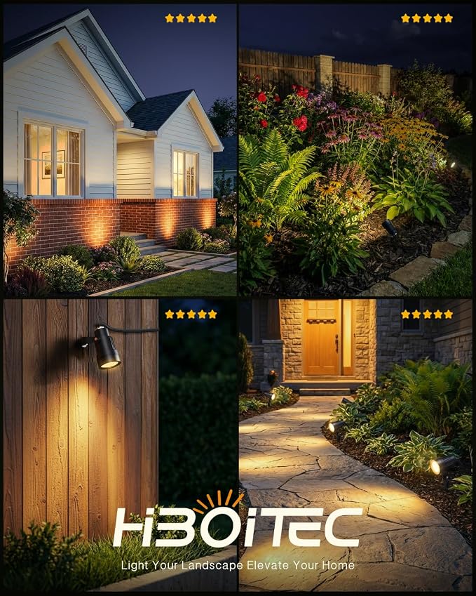 HIBOITEC 5W Low Voltage Landscape Lights, 2900K Warm White Landscape Lighting - Image 8