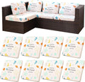 8Pcs Stretch Patio Cushion Covers, Outdoor Couch Covers Replacement, Outdoor by BIETYONE