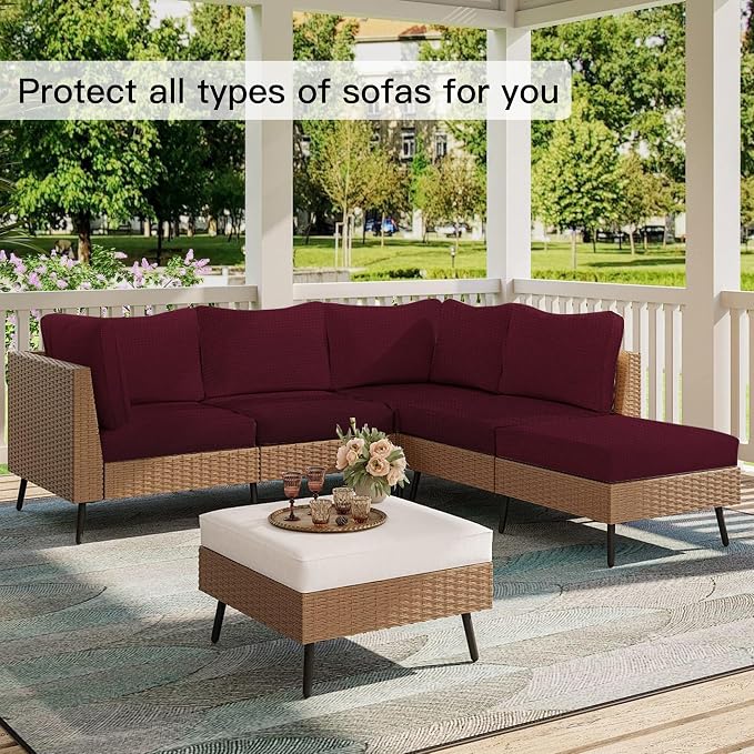 Outdoor Cushion Covers Set, Replacement - Image 4