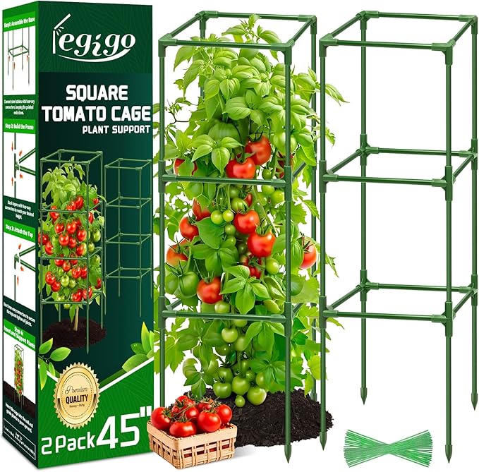 Legigo 2 Pack Square Tomato Cages by Legigo