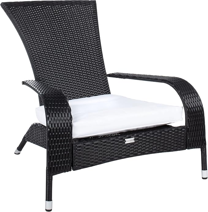 SAFAVIEH Outdoor Patio Furniture Collection Edna 3-Piece Lounge Set - Image 10