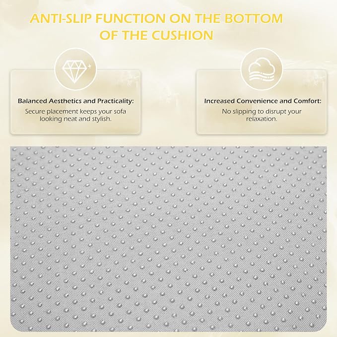HOMREST Replacement Cushions for Outdoor Furniture, 25x25 Inch 14-Piece Patio - Image 7
