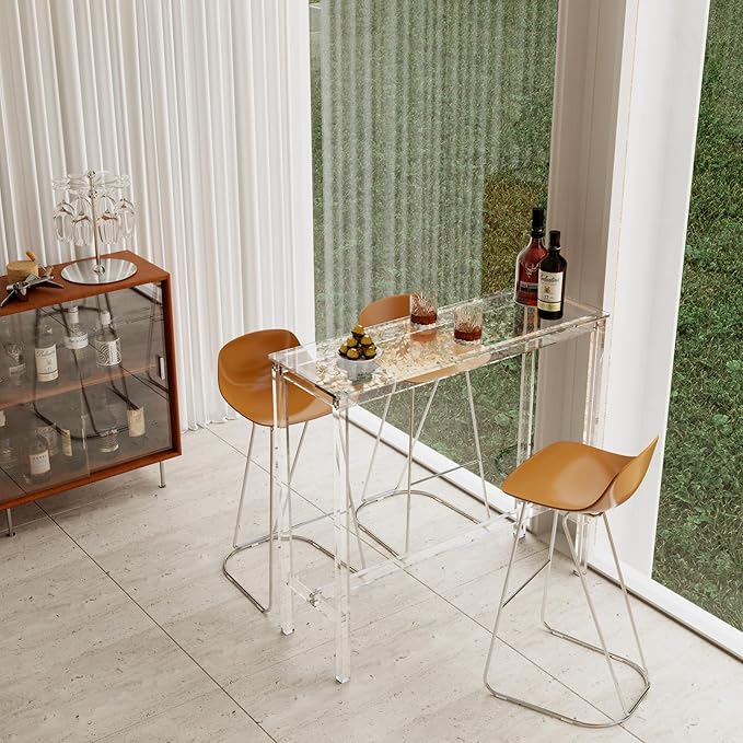 Sumerflos Acrylic Counter Height Table - Image 4