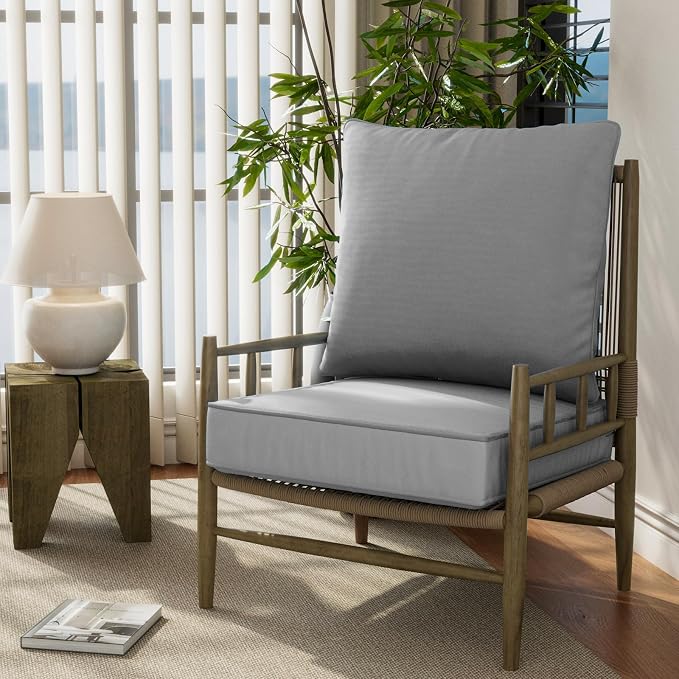 24" x 24" x 6" Outdoor Deep Seat Cushions Set - Image 7