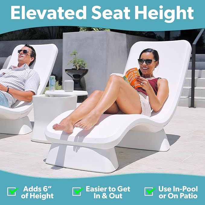 GoSports Coast Modern in Pool Lounge Chair - Image 4
