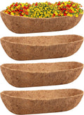 Riare 4 Pack 24 Inch Trough Coco Coir Liners by Riare