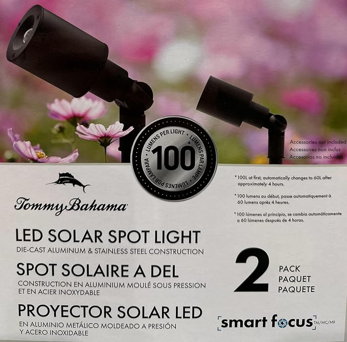 Tommy Bahama LED Solar Spotlight - Image 4