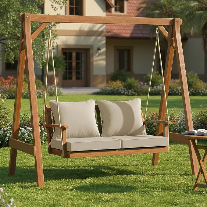Outdoor Chair Cushions Set of 2, Waterproof Backrest and Deep Seat Cushion Set - Image 8
