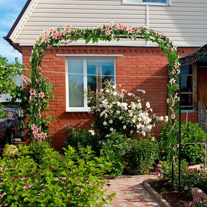 Garden Arch Trellis, 87in H x 16in L Large Garden Arch Arbor Trellis - Image 2