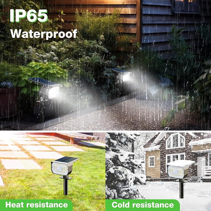 nipify 1 Pack Solar Lights Outdoor Waterproof, Motion Sensor Spot Lights 3 - Image 6
