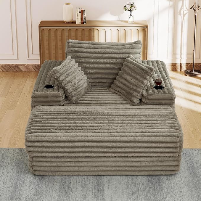 5-In-1 Oversized Chaise Lounge Chair Indoor - Image 8