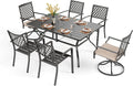 PHI VILLA 7 Pieces Outdoor Dining Set by PHIVILLAThepioneerofcomfortablehouseholdsupplies