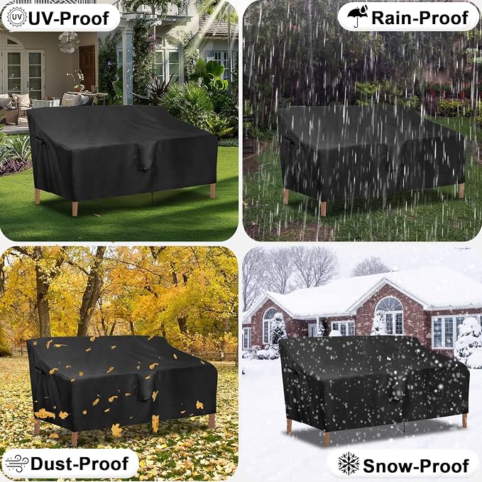 OutdoorLines Outdoor Waterproof Patio Loveseat Couch Cover - Image 7