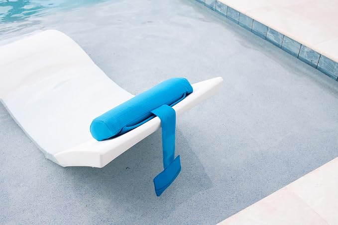 Headrest pillow for patio chaise lounge, in pool lounger on ledge - Image 3