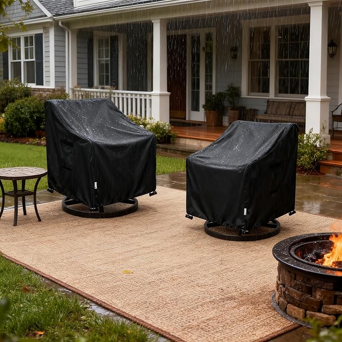 Patio Chair Covers Waterproof Patio Furniture Covers, 27.5W x 32.5 D x 38 H - Image 8