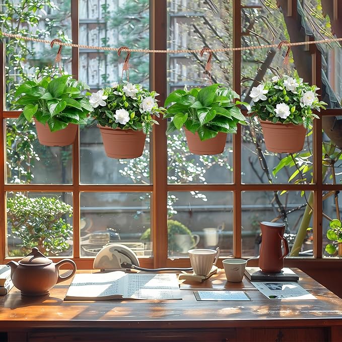 VIDELLY 4 Pcs Hanging Planters for Indoor Plants - Image 5