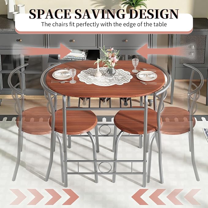 VECELO 3-Piece Dining Table Set - Image 2