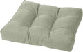 Cushion Source Tufted Ottoman Cushions, Sunbrella Canvas Seasalt by CushionSource
