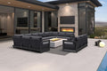 PURPLE LEAF Patio Furniture Set Enclosed Outdoor Couch by Unknown