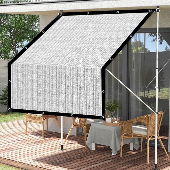 80% Silver Shade Cloth for Garden, Chicken Coop, Shade Cloth - Image 7