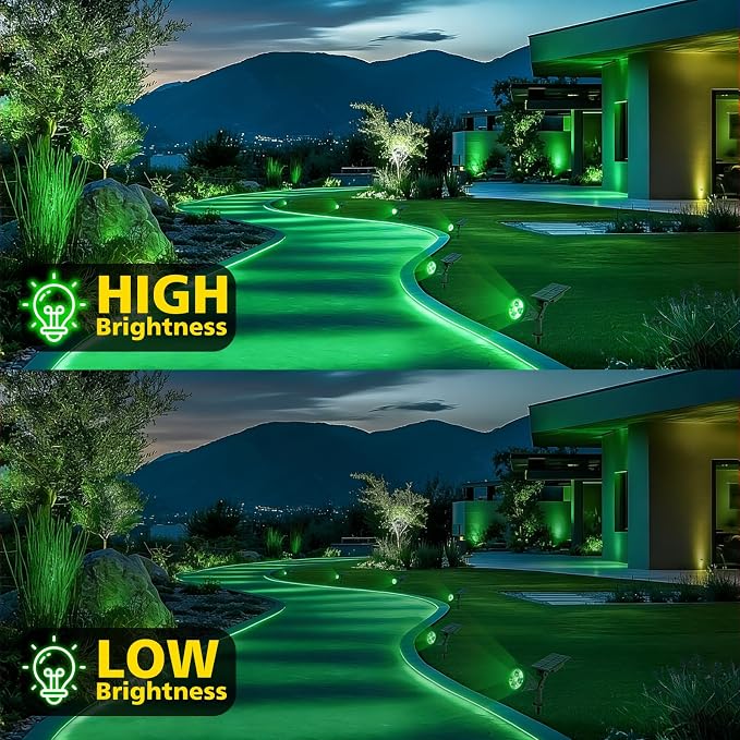 T-SUN Green Solar Spotlights, Auto-ON/Off 180°Angle Adjustable Solar Lights - Image 5