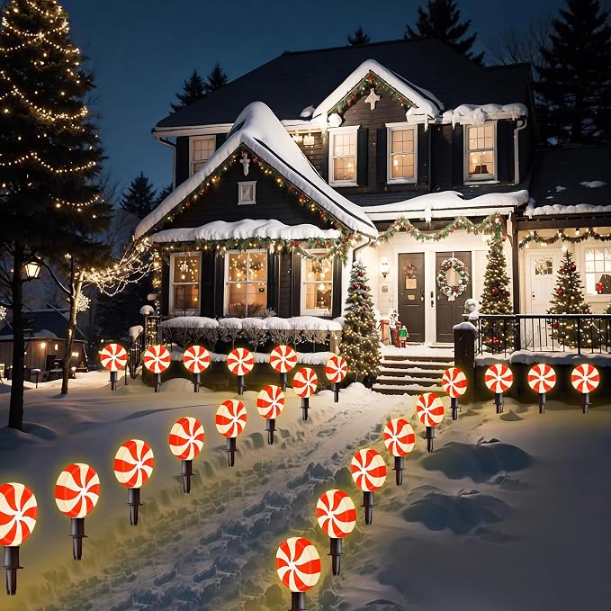 Ultimate Unicorn Christmas Lollipop Pathway Lights - Image 7