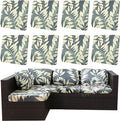 8Pcs Outdoor Cushion Covers, Patio Cushion Covers, Stretch Elastic Slipcovers by dreahoteztil