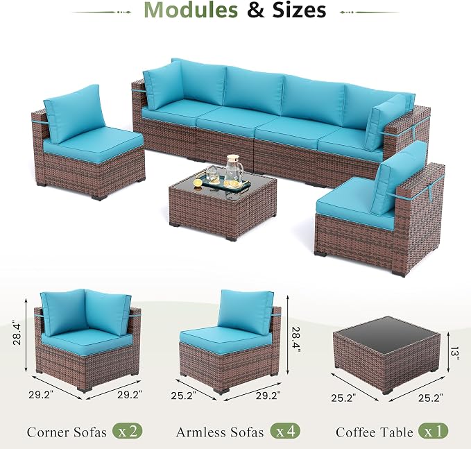 Amopatio Patio Furniture Sets - Image 7