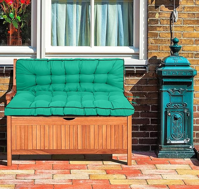 Waterproof Porch Swing Cushion Replacement, Thick 4" 2–3 Seat Outdoor Swing - Image 4