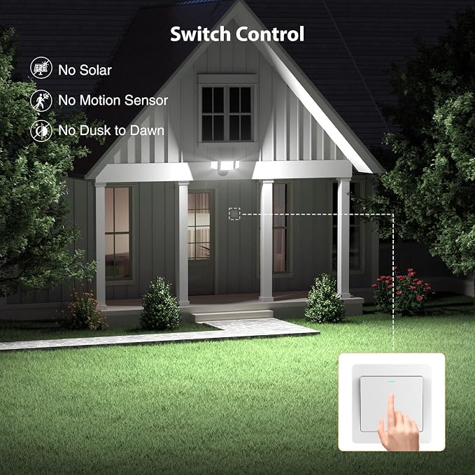 Onforu 100W 11000LM Flood Lights Outdoor, Brightness Security LED Flood Lights - Image 4