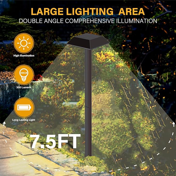 Bobcat Solar Landscape Pathway Lights Super Bright - Image 3