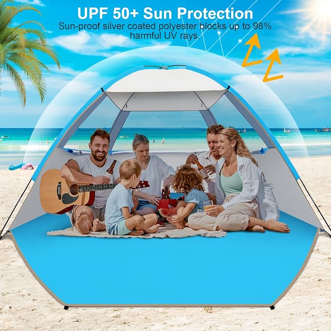 Gorich Beach Tent Sun Shelter for 3/4-5/6-7/8-10 Person - Image 3