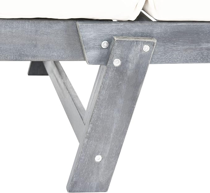 Safavieh PAT6745A Outdoor Collection Tandra Grey Modern Contemporary Daybed Day - Image 13