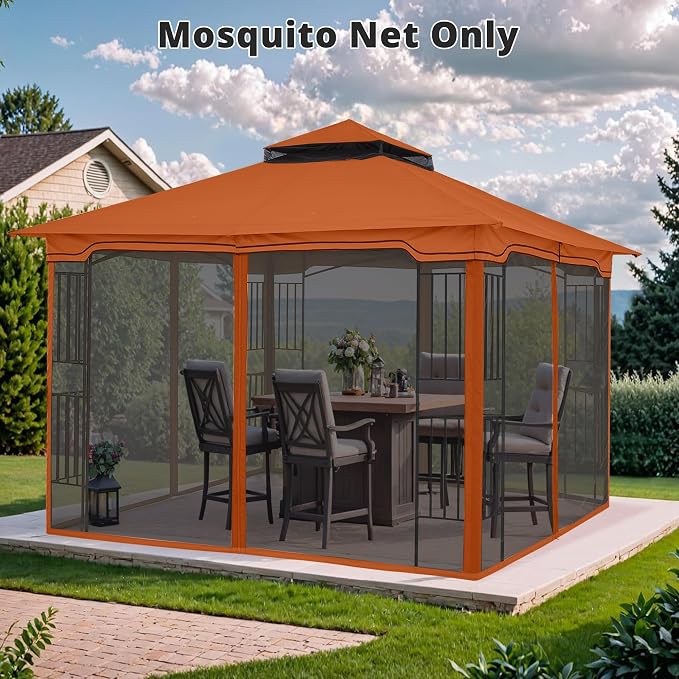 MASTERCANOPY Patio Gazebo Mosquito Netting Screen Walls - Image 7