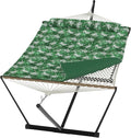 Double Hammock with Heavy-Duty Steel Stand, 2 Person Portable Hammock, 450LBS by GarveeHome