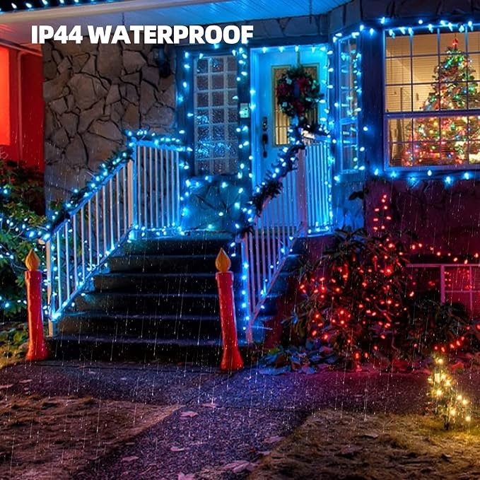 TW SHINE Valentine's Day Red Lights, 20FT 100 Count Incandescent Christmas Mini - Image 6