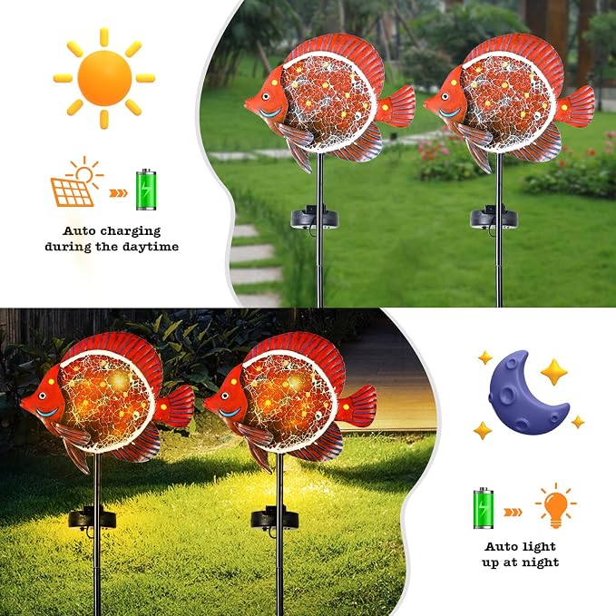 Yiosax-Solar Outdoor Lights Decorative-Yard Outdoor Decorative - Image 2